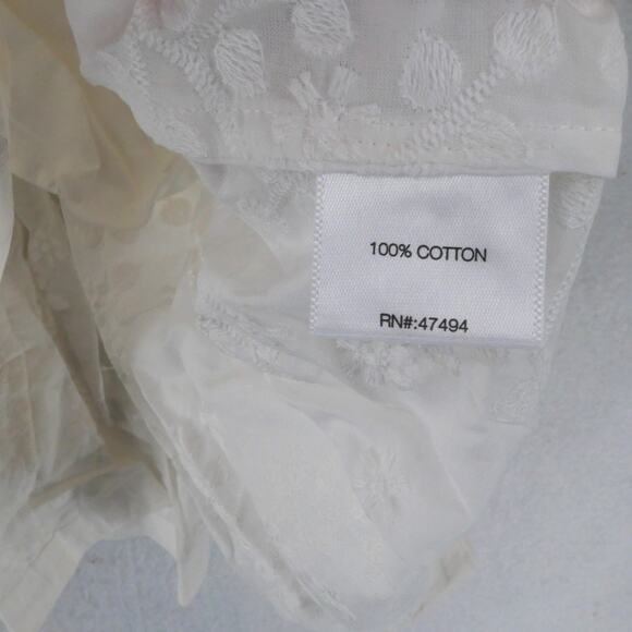 NEW NORMA KAMALI Women's Large Super Oversized Shirt Babydoll Mini Dress White - Picture 12 of 14